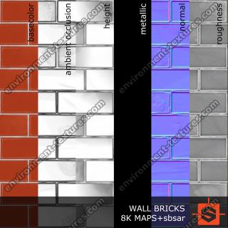 PBR wall bricks texture DOWNLOAD